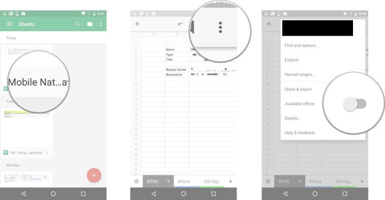 Google Docs ve Sheets’i Çevrimdışı Kullanın2