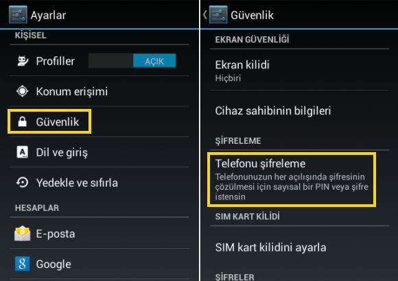 Android Telefonlarda Veriler Silinmeden Format Atma