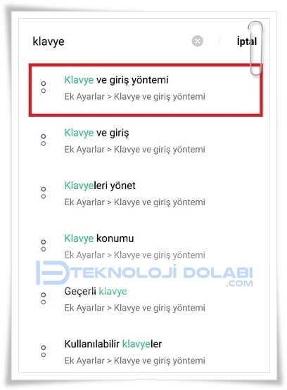 Android Otomatik Kelime Düzeltme Nasıl Kapatılır ?