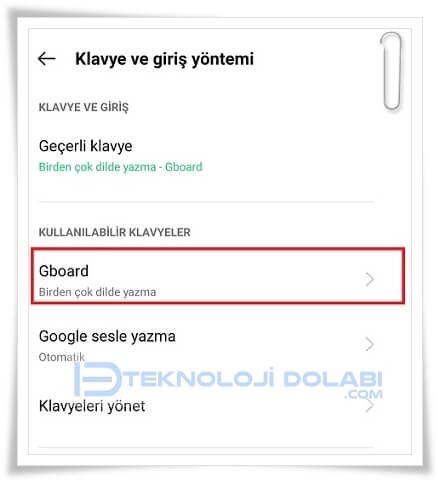 Android Otomatik Kelime Düzeltme Nasıl Kapatılır ?