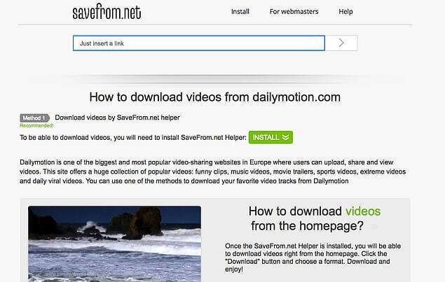 Dailymotiondan Programsız Video İndirme