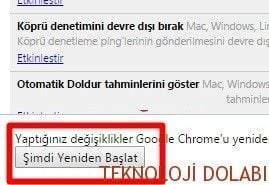 chrome-yeniden-baslat