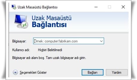 Windows Uzak Masaüstü Bağlantısı Nasıl Kullanılır ?