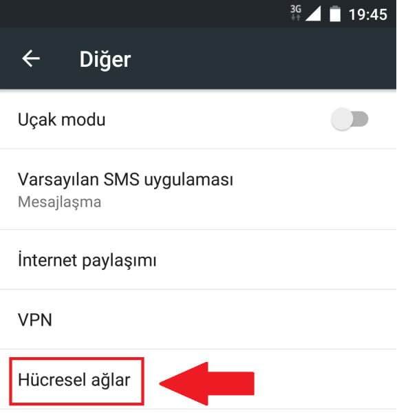 Android Telefonlarda İnternet Nasıl Kapatılır