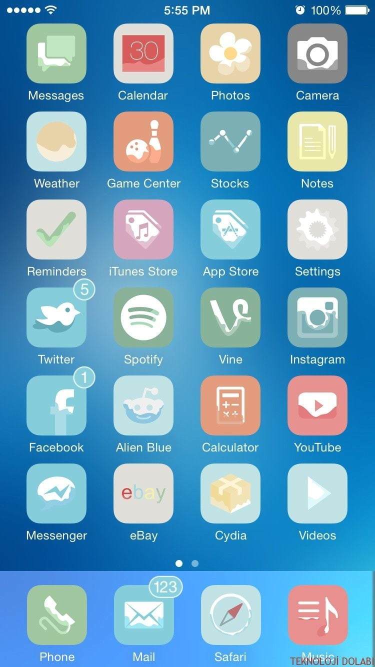 Jelly Winterboard Tema Jelly Winterboard Tema