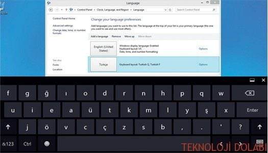 Q klavyeyi F yapın! Windows 8 klavye ayarını değiştirme nasıl yapılır?