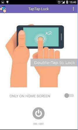 Android Ekrana Çift Dokunuş ile Kilit Açıp Kapama-TapTap Screen Lock Android