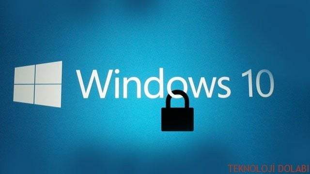 Windows 10 Oturumunu Farklı Yöntemlerle Açmak 1