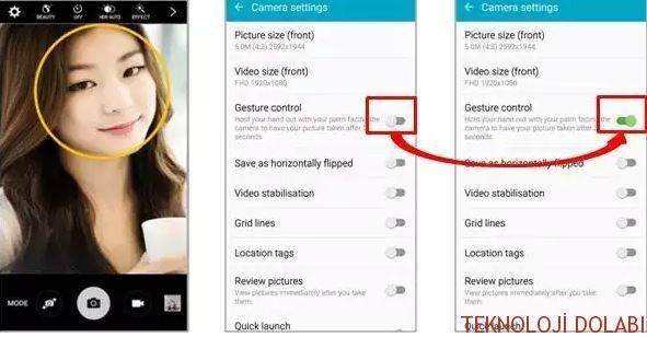 Galaxy S6 ve S6 Edge avuç içi ile özçekim nasıl yapılır? Galaxy S6 ve S6 Edge avuç içi ile özçekim nasıl yapılır?