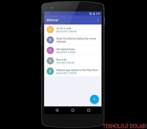 Android-Yapılacaklar-Listesi-Oluşturmak