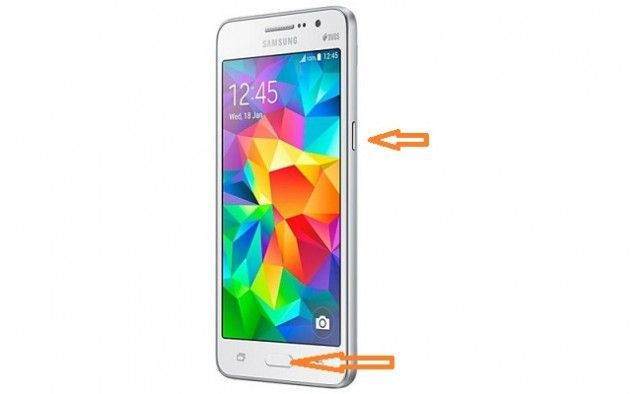 Samsung Galaxy Grand Prime Ekran Görüntüsü Alma