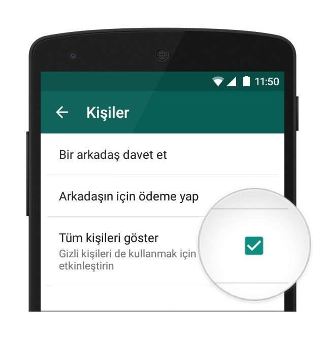 2 Kişilerim neden WhatsApp'ta görüntülenmiyor2
