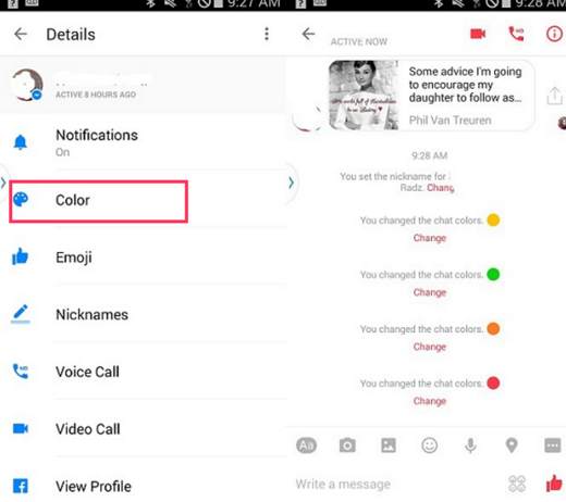 Facebook Messenger’da Yazı Rengi Nasıl Değiştirilir-3