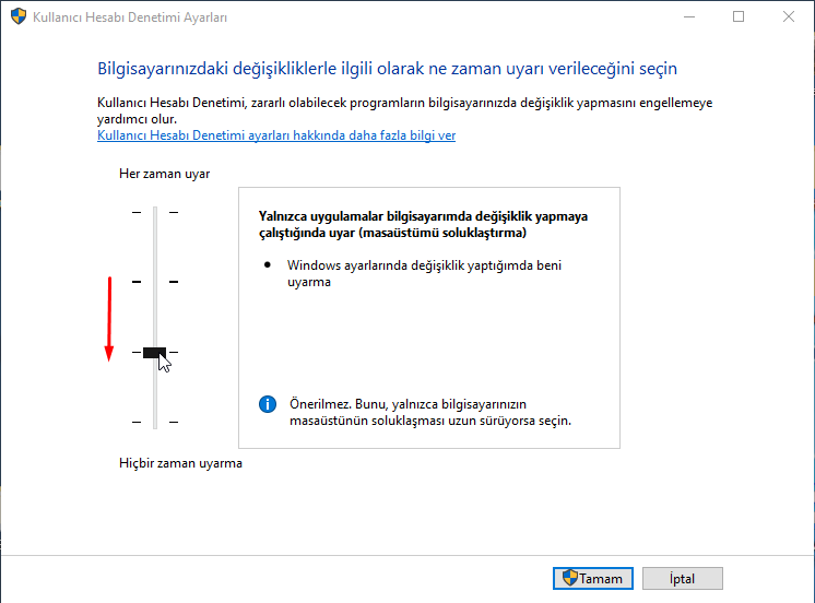 Windows 10'da Yönetici İzni Sorma Nasıl Kaldırılır?