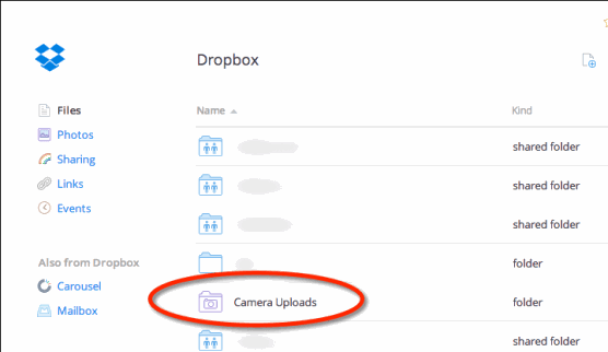 Fotoğraf Makinesindeki Fotoğrafları Otomatik Olarak Dropbox’a Aktarma