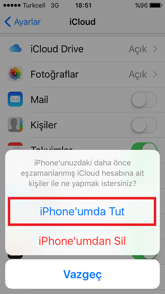 iPhone'dan Silinen Numaraları Geri Getirme
