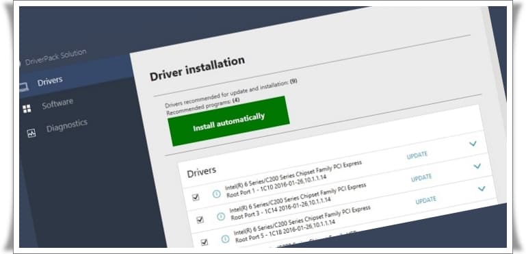 Otomatik Driver İndirme ve Yükleme Programı - Driver Pack Solution