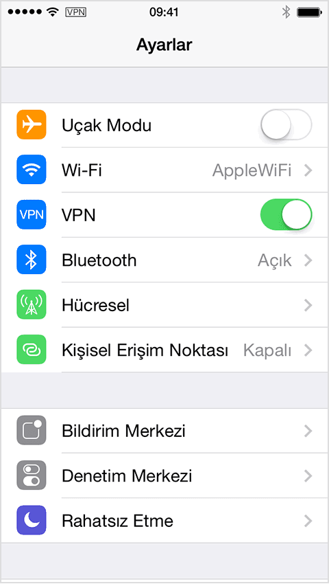 IOS'ta VPN Nasıl Ayarlanır