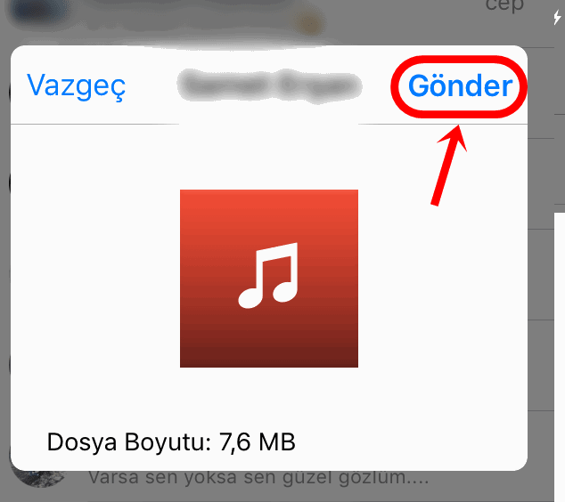 Whatsapp’tan Nasıl Müzik Gönderilir