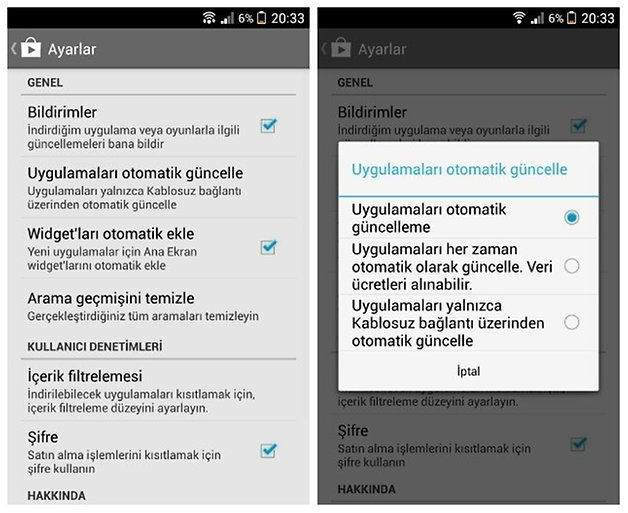 Android Cihazlarda Mobil Internet Üzerinden Otomatik Uygulama Güncelleme Nasıl Kapatılır-3