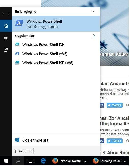 Windows 10 PowerShell - 1