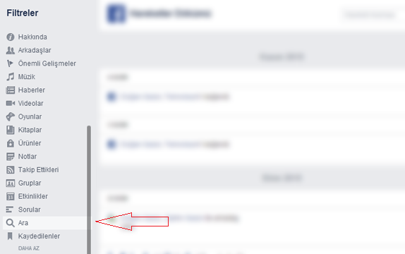 Facebook Arama Geçmişi Nasıl Silinir3