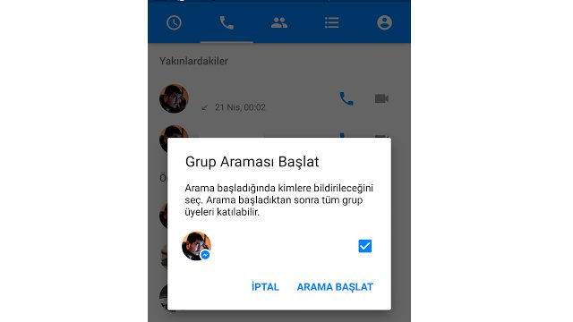 Facebook Messenger ile sesli görüşme yapmak