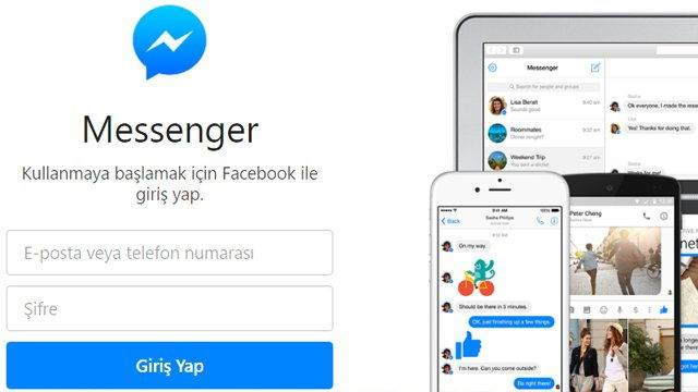 Facebook Messenger web platformu daha kullanışlı