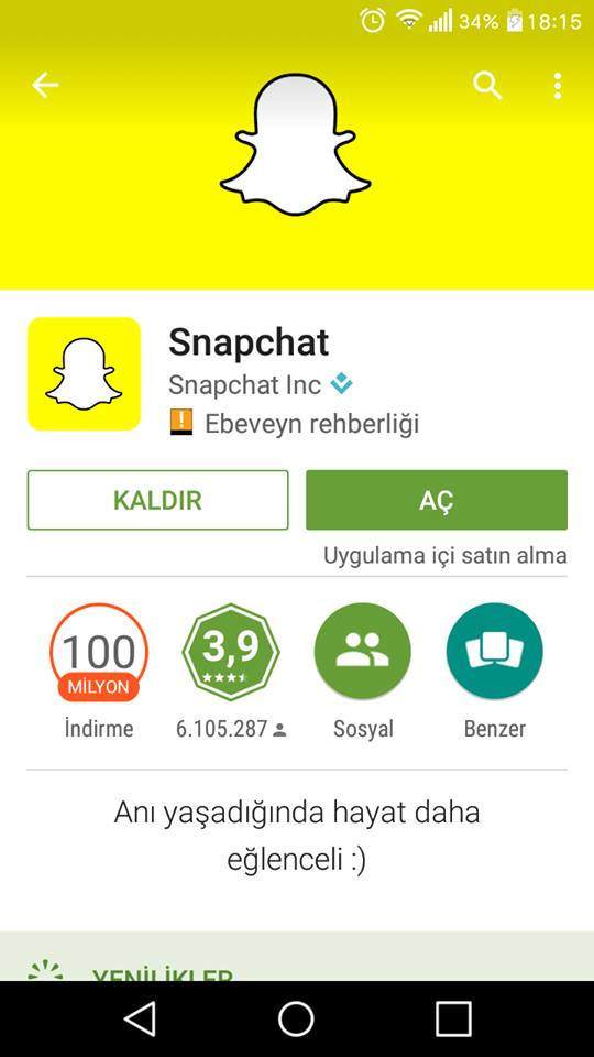 Snapchat nasıl kurulur-1