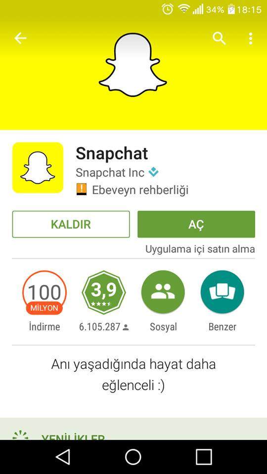Snapchat nasıl kurulur-1