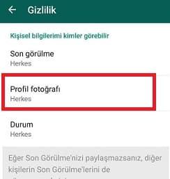 Whatsapp'ta Profil Resmi Nasıl Gizlenir,Whatsapp profil resmimi kimler görebilir,Whatsapp profil resmi nasıl kaldırılır