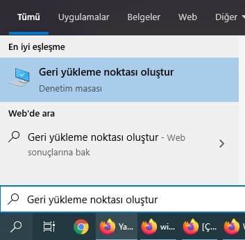 Sistem Geri Yükleme Noktası Oluşturma,Otomatik Sistem geri yükleme noktası oluşturma, sistem geri yükleme tarih belirleme