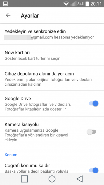 Android Cihazdaki Fotoğrafların Google Fotoğraflar İle Yedeklenmesi-2