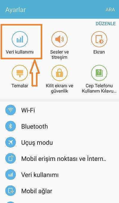 Android Telefonunuzda İnternet Kotanızı Kendiniz Belirleyin-1