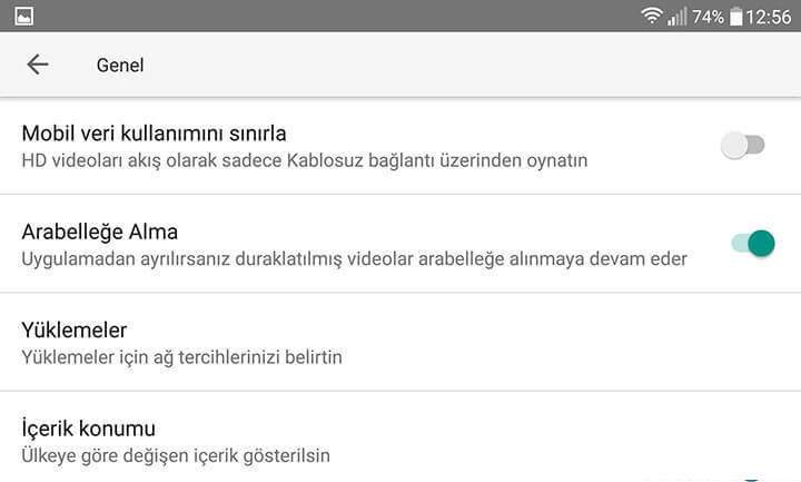 Youtube için Mobil Veri Kullanımı Sınırlaması Nasıl Yapılır-5