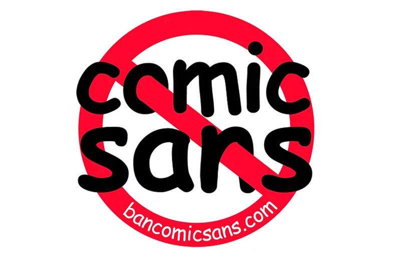 Ban Comic Sans