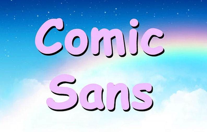 Comic Sans fontu