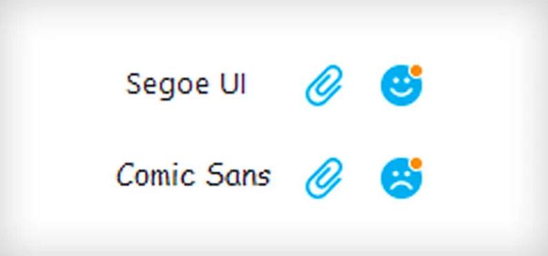 Skype Comic Sans