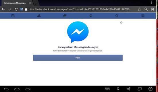 Facebook Messenger Yüklemeden Mesajları Okuma1