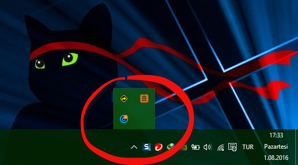 Windows 10 Görev Çubuğundan Bildirim Alanını Kaldırma