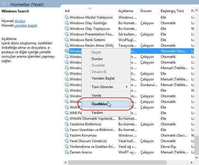 Windows 10 Arama Özelliği Nasıl Kapatılır