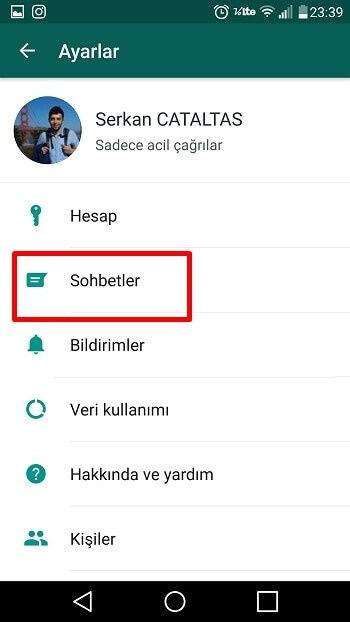 Whatsapp Sohbet Yedeği Alma1