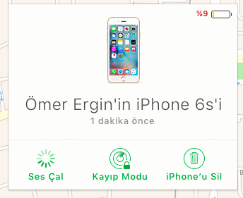 iPhone’umu Kaybettim Ne Yapacağım8