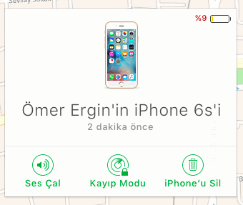 iPhone’umu Kaybettim Ne Yapacağım9