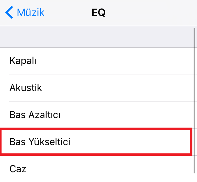 iPhone Bas Yükseltici