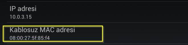 Android Cihazda MAC Adresi Nasıl Öğrenilir?