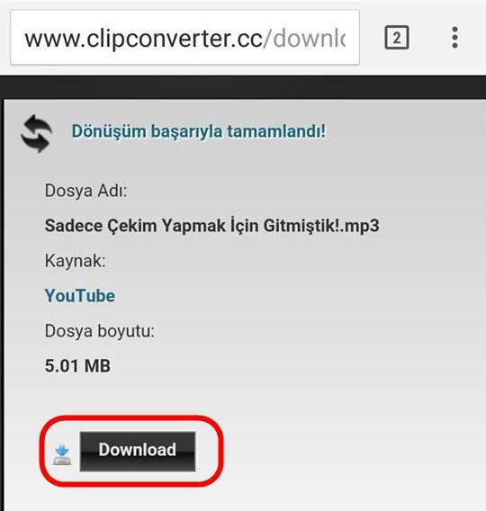 Android YouTube Video İndirme