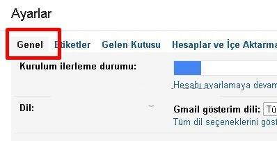 Gmail Otomatik Yanıtlayıcı Ayarları