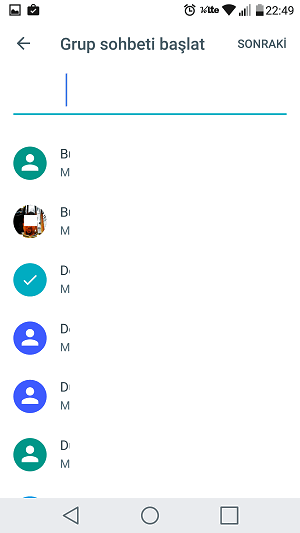 Google Allo Grup Sohbeti Açma