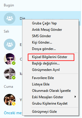 Skype'da Sesli Bildirimleri Devredışı Bırakma